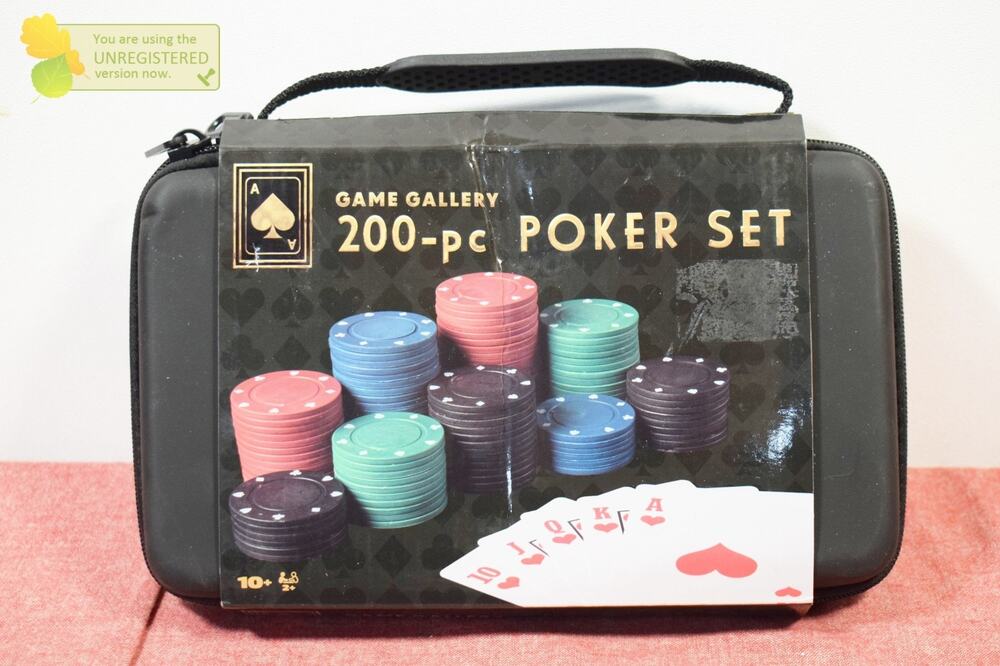 Spin Master Games Game Gallery 200pc Poker Set